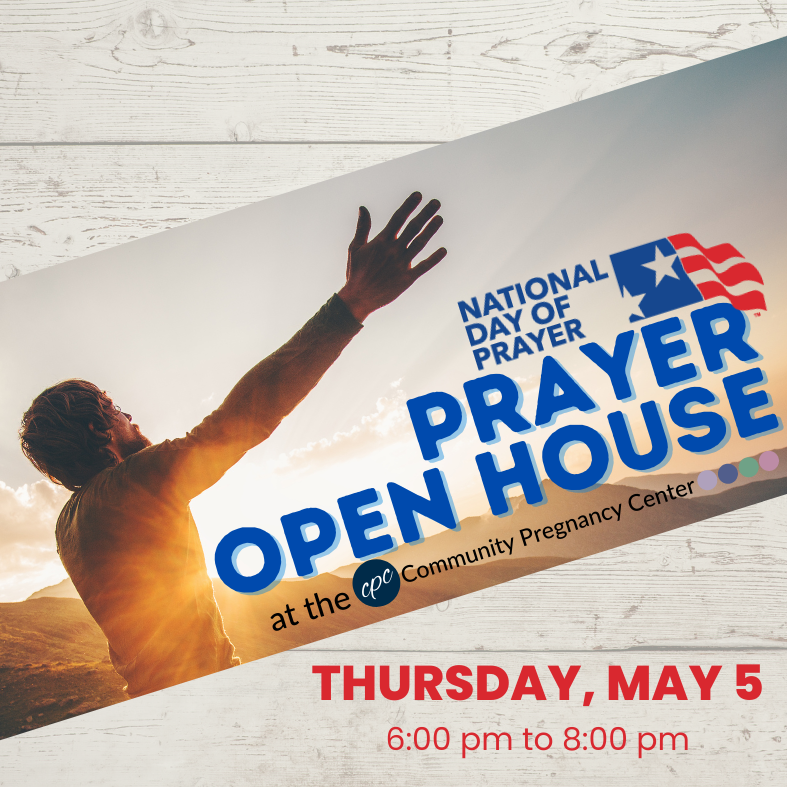 National Day of Prayer Prayer Open House Graphic